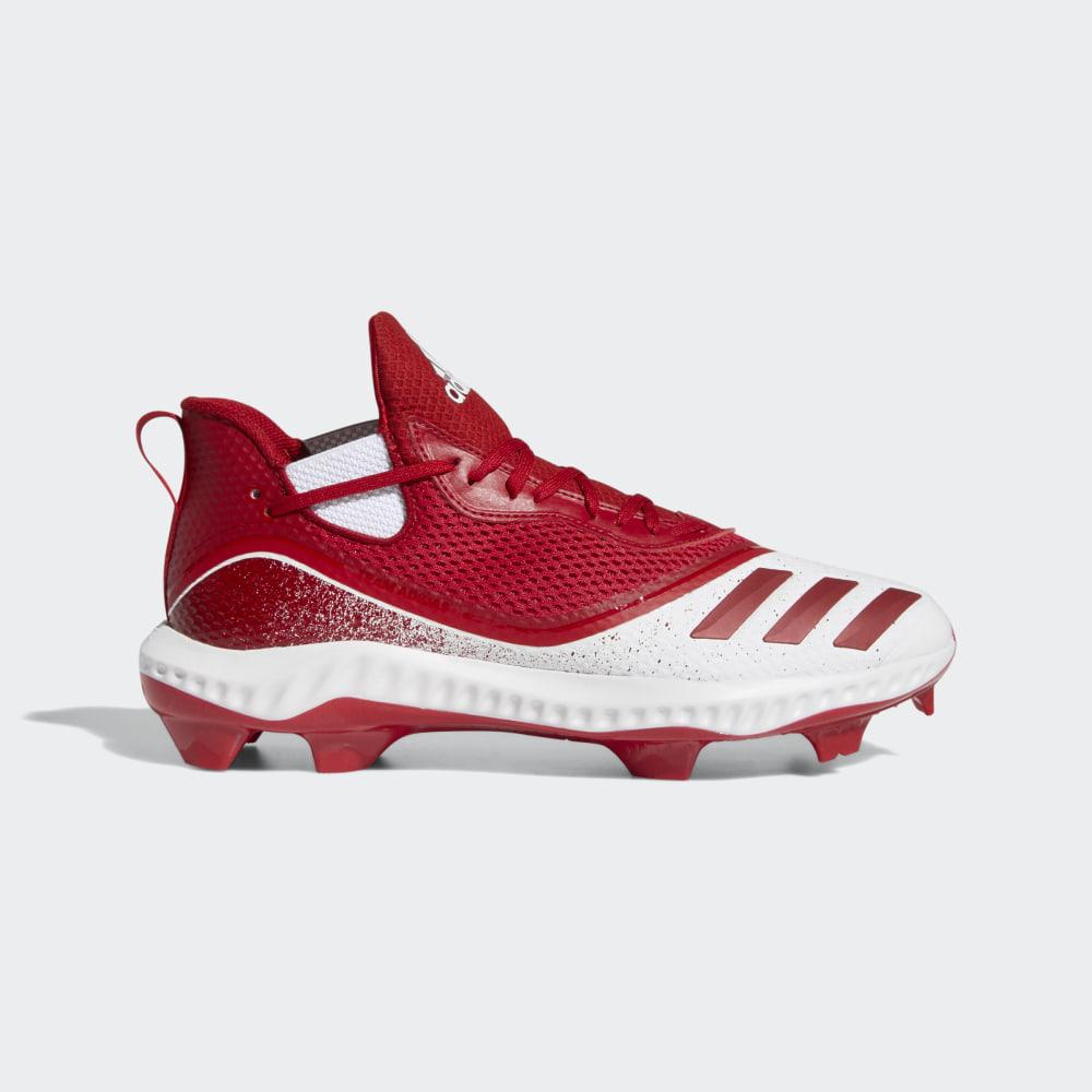 Adidas Men's Icon V Bounce TPU Baseball Cleats Red/White Ireland G28281